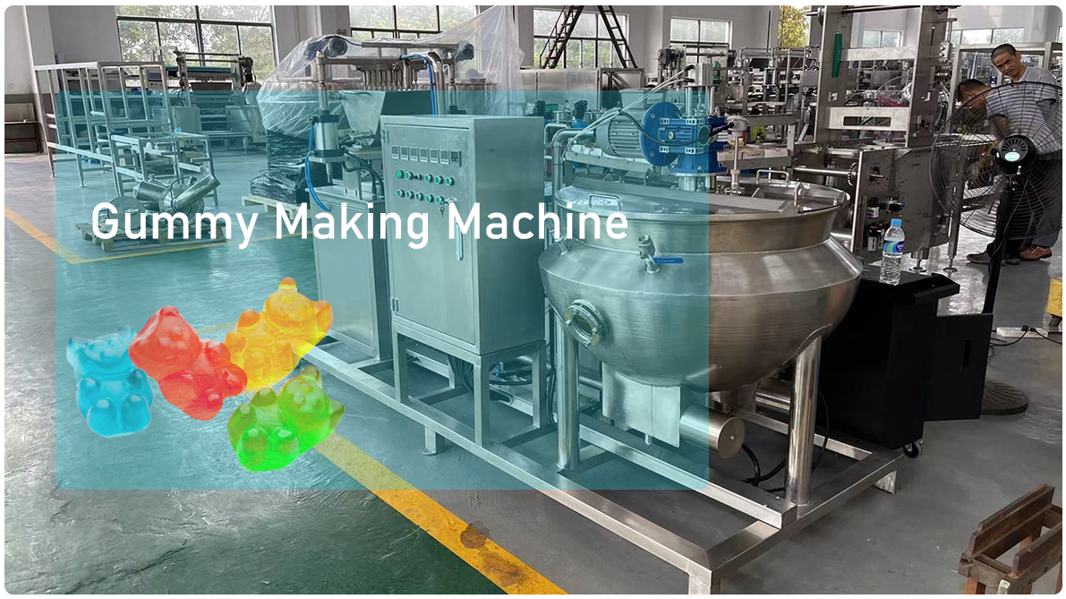 Automatic Fruity Gummy Bears Processing Line Candy Maker Multi Functional  Gummy Vitamins Maker Machine - China Sweet Coating Machine, Gummy Bear  Making Machine